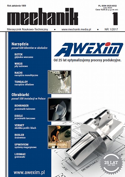 Cover image Mechanik 1/2017